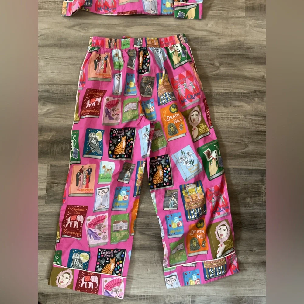 Karen Mabon Queen of Crime Cotton Pajamas Size Small